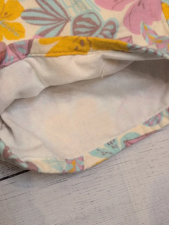 Cat & Jack Girls Floral Tank and Shorts Set - Yellow, Pink, Gray, Blue - Picture 8 of 13